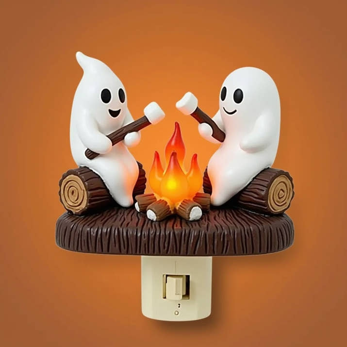 SpookBuds™ Ghost Campfire Night Light